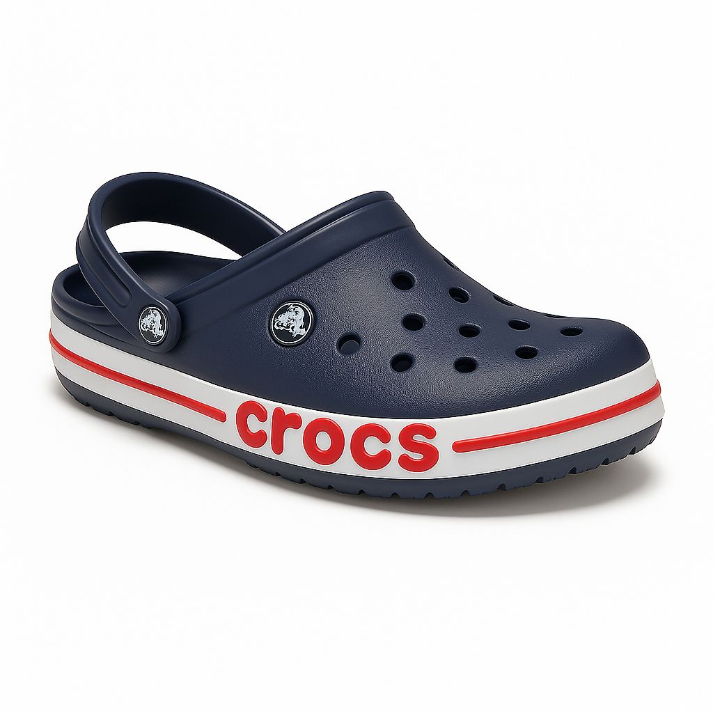 Crocs Comfort Slides Iconic-Style – Classic White Red Edition