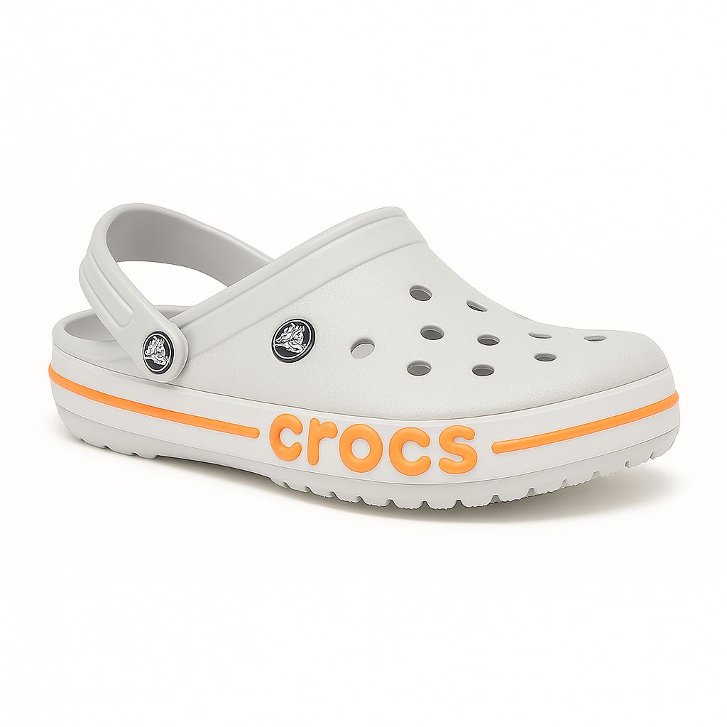 Crocs Comfort Slides Iconic-Style – Classic White Red Edition